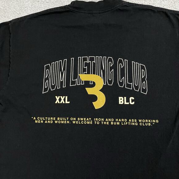 Bum Lifting Club Shirt Mens Medium Graphic BLC Chris Bumstead Workout Gym Cbum - Picture 4 of 9